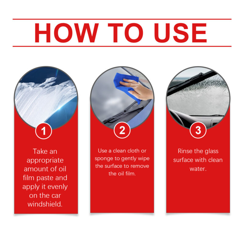 Homonth Car Windshield Oil Film Remover: Fast-Acting, Safe Glass Cleaner with Protective Coating - Image 6