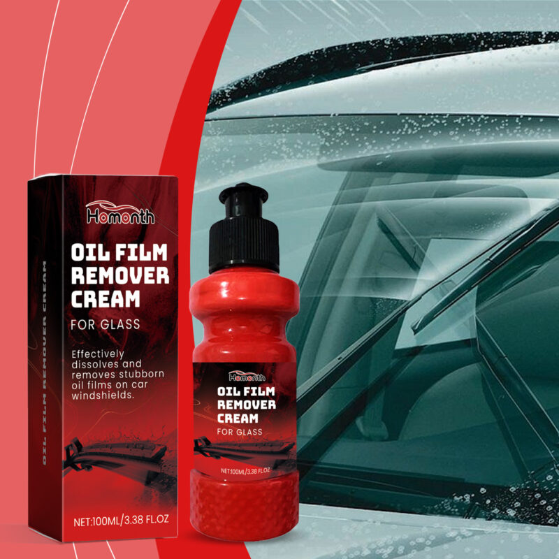 Homonth Car Windshield Oil Film Remover: Fast-Acting, Safe Glass Cleaner with Protective Coating - Image 2