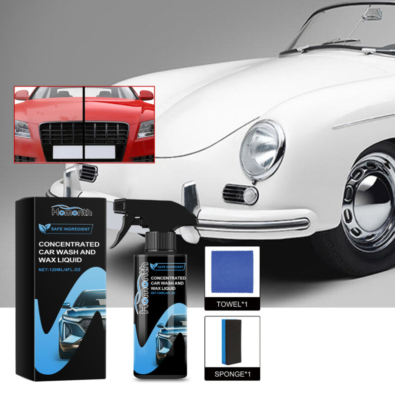 Homonth Concentrated Car Wash Wax: Multi-Purpose, Fast-Acting, Surface-Safe Cleaner - Image 2