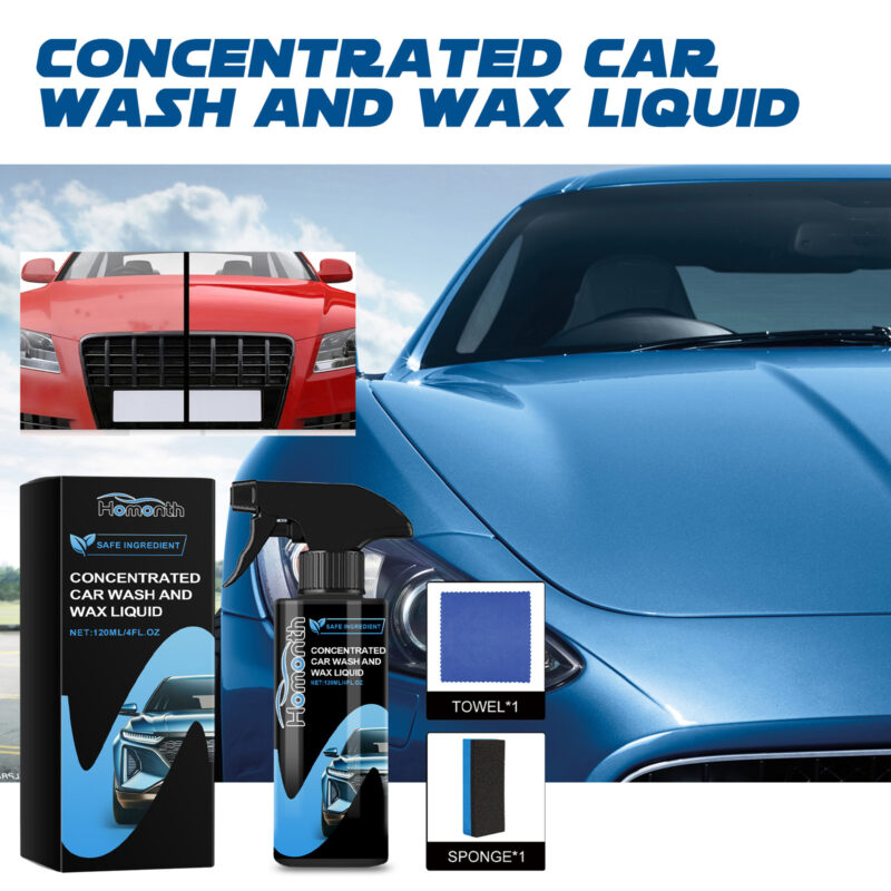 Homonth Concentrated Car Wash Wax: Multi-Purpose, Fast-Acting, Surface-Safe Cleaner - Image 4