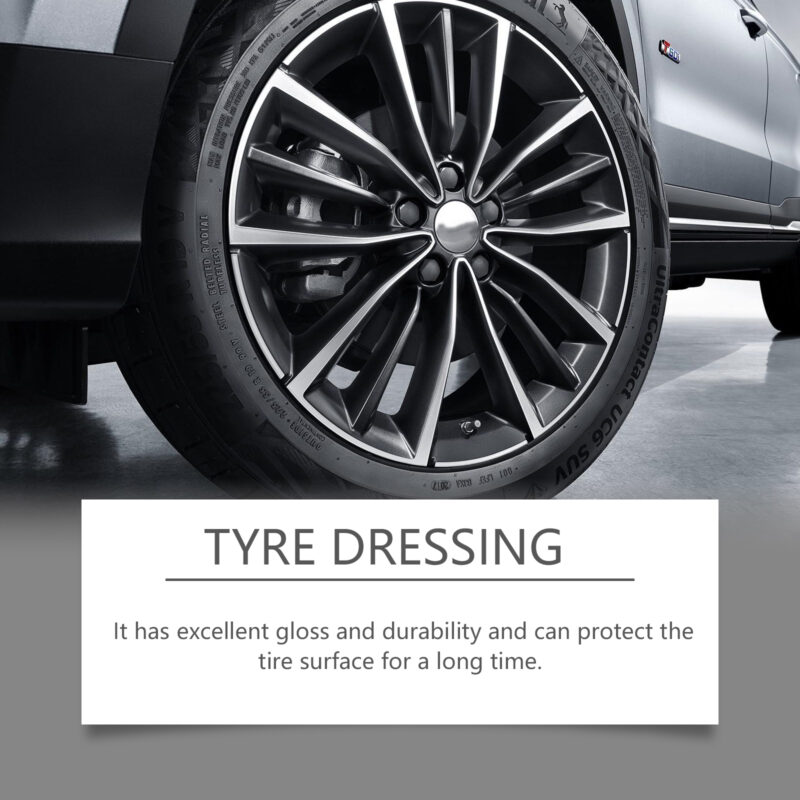 Homonth Fast-Acting Tire Shine: Safe Gloss Agent with Protective Formula - Image 3