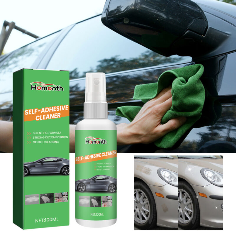 Homonth Fast-Acting Car Adhesive Cleaner – Multi-Purpose, Surface-Safe Sticker Remover - Image 2