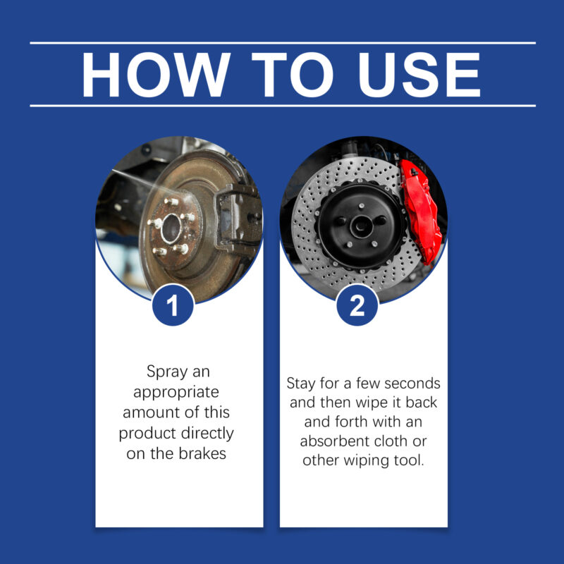 Homonth Fast-Acting Car Brake Cleaner – Oil Stain Remover, Safe for Systems - Image 6