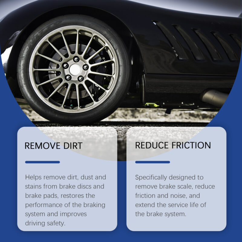 Homonth Fast-Acting Car Brake Cleaner – Oil Stain Remover, Safe for Systems - Image 3
