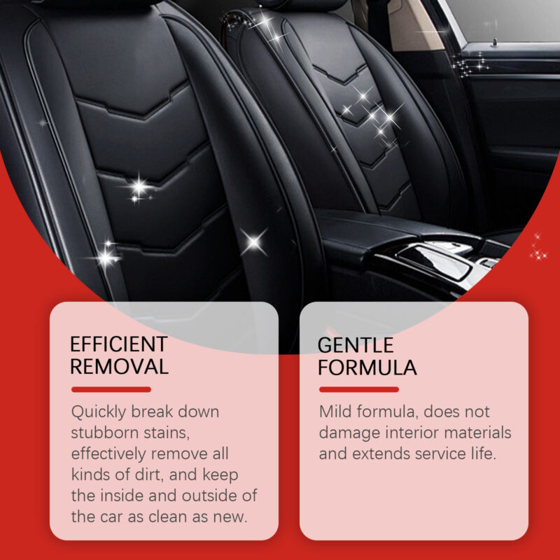 Homonth Fast-Acting Car Interior Cleaner – Multi-Purpose Stain Remover for Leather Dashboard Seats - Image 3