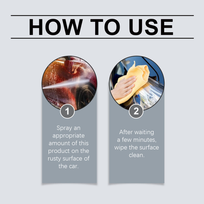 Homonth Fast-Acting Car Rust Remover & Protective Formula - Safe for Surfaces - Image 6