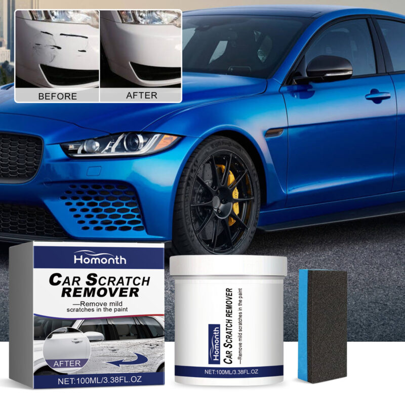 Homonth Fast-Acting Car Scratch Remover – Safe Surface Formula, Scratch Repair Kit - Image 2