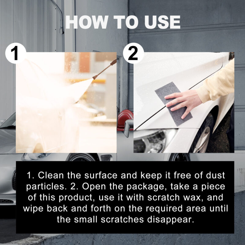 Homonth Fast-Acting Car Scratch Remover Cloth – Paint Scratch Repair, Surface-Safe Polish - Image 6