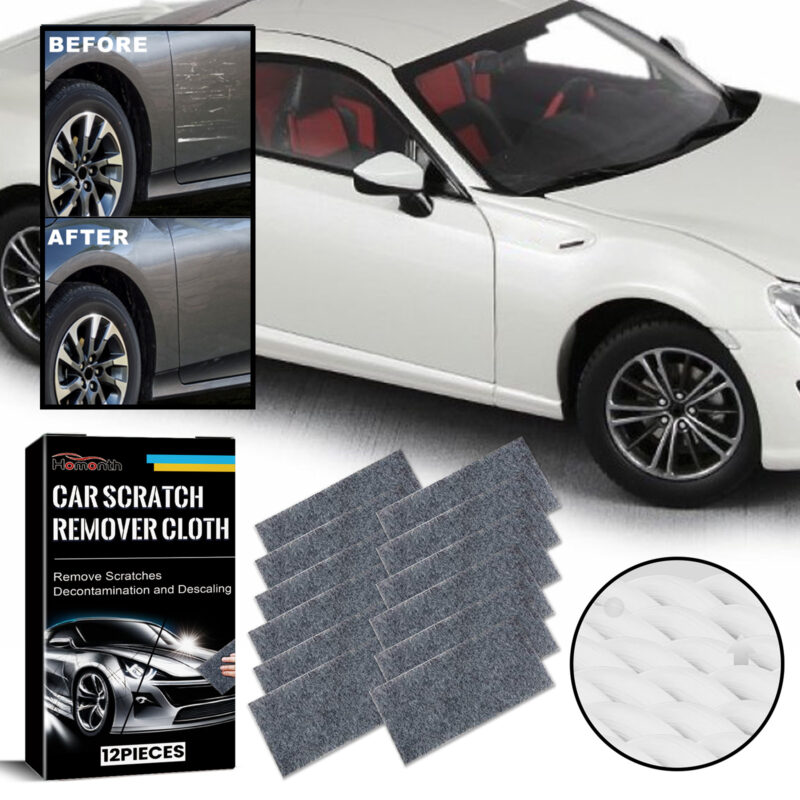 Homonth Fast-Acting Car Scratch Remover Cloth – Paint Scratch Repair, Surface-Safe Polish - Image 2