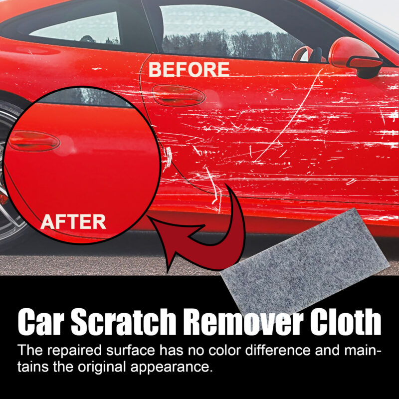 Homonth Fast-Acting Car Scratch Remover Cloth – Paint Scratch Repair, Surface-Safe Polish - Image 4