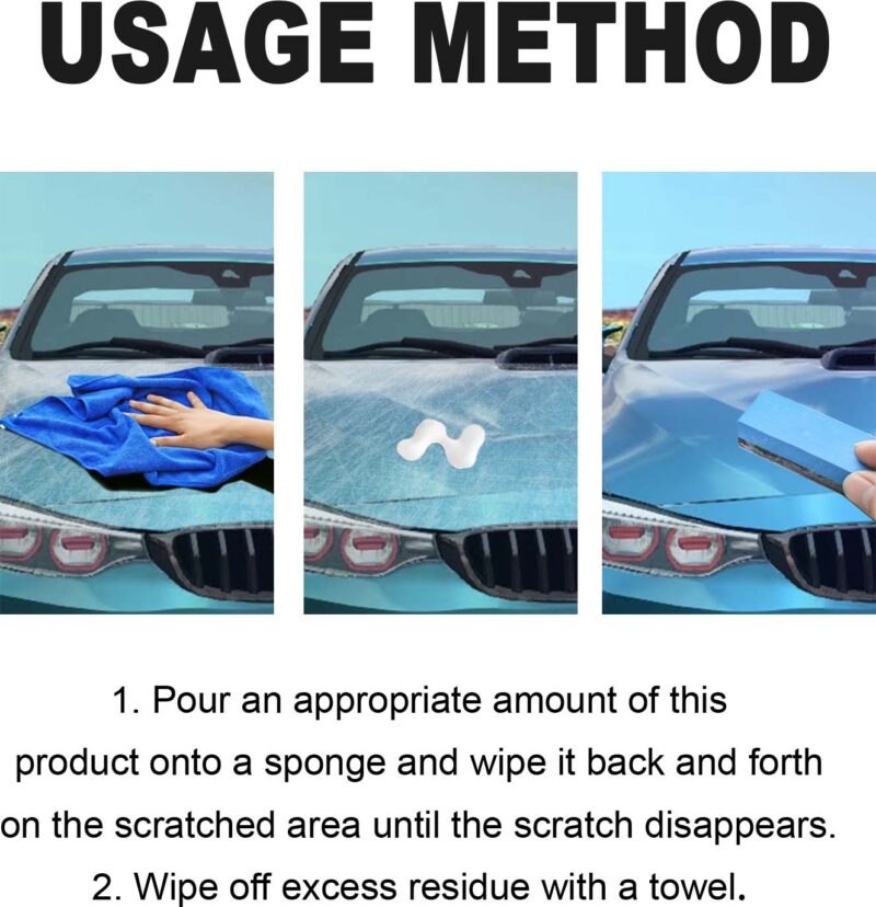 Homonth Fast-Acting Car Scratch Repair & Paint Reconditioning Agent – Surface-Safe - Image 6