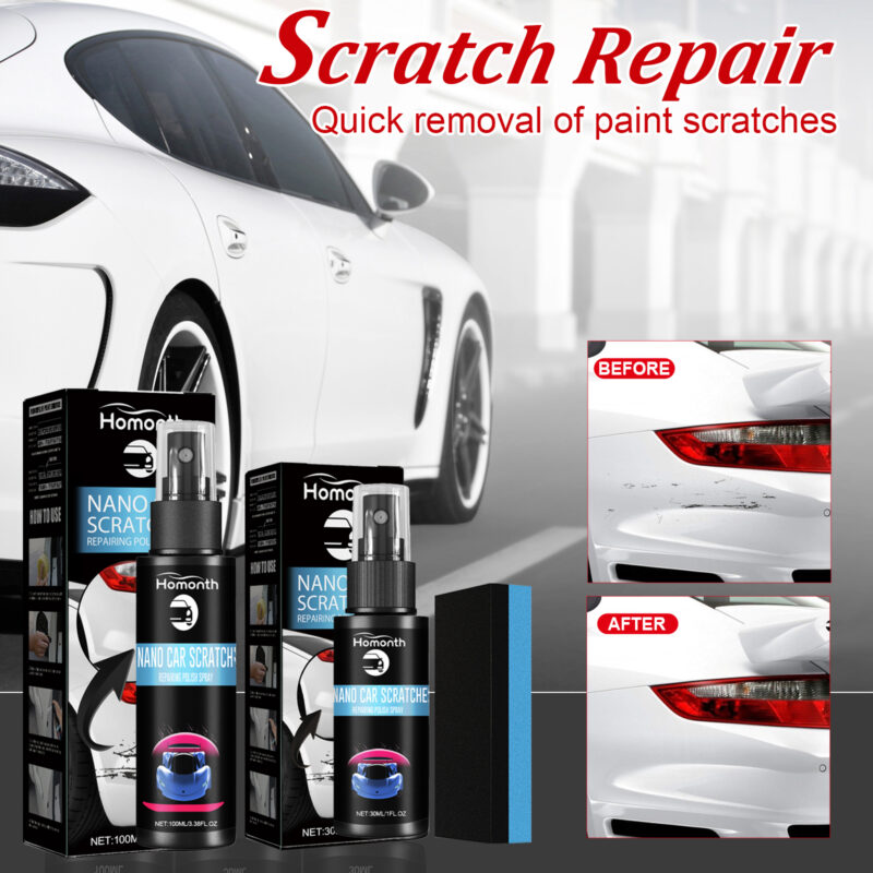 Homonth Fast-Acting Car Scratch Repair Spray – Multi-Purpose, Surface-Safe Formula - Image 2