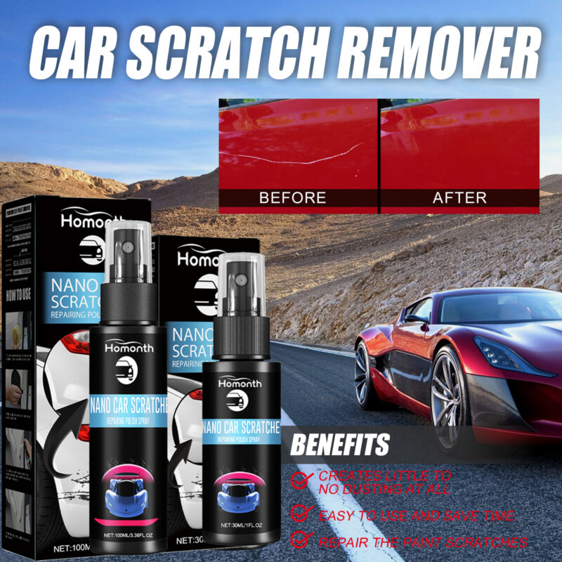 Homonth Fast-Acting Car Scratch Repair Spray – Multi-Purpose, Surface-Safe Formula - Image 3