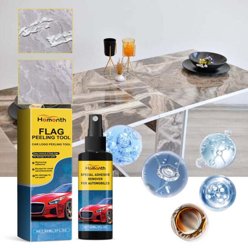 Homonth Fast-Acting Car Sticker Remover – Multi-Purpose, Surface-Safe Adhesive Remover - Image 2