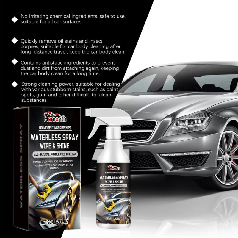 Homonth Fast-Acting Car Surface Cleaner – Interior/Exterior Stain Remover, Safe for Surfaces - Image 4