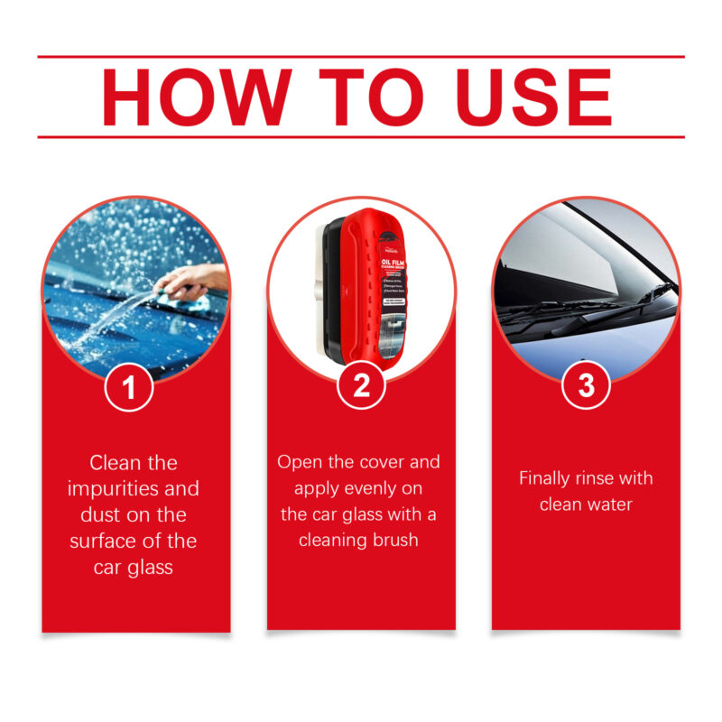 Homonth Fast-Acting Car Windscreen Cleaner: Oil Film Remover, Surface-Safe - Image 6