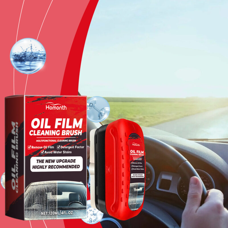 Homonth Fast-Acting Car Windscreen Cleaner: Oil Film Remover, Surface-Safe - Image 2