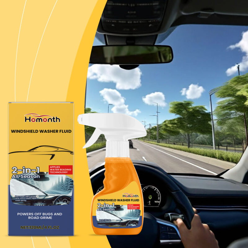Homonth Fast-Acting Car Windshield Cleaner – Glass Decontamination, Rain-Proof, Surface-Safe - Image 2