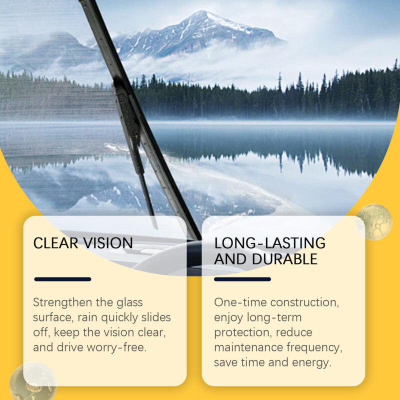 Homonth Fast-Acting Car Windshield Cleaner – Glass Decontamination, Rain-Proof, Surface-Safe - Image 3