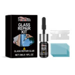 Homonth fast-acting car windshield repair kit fixing cracks for clear vision
