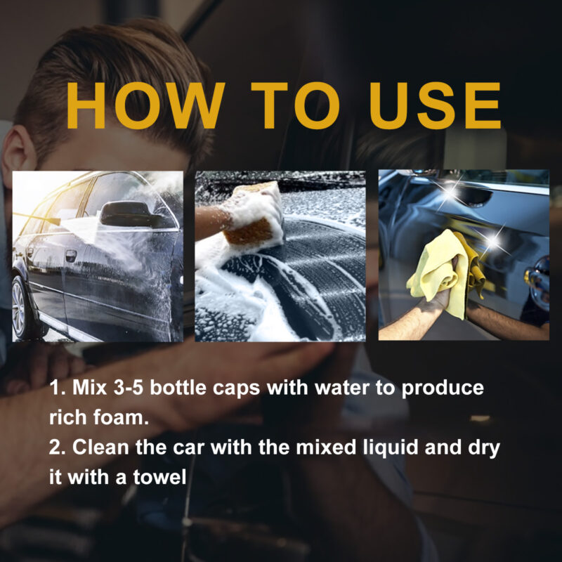 Homonth Fast-Acting Foam Car Cleaner – Multi-Purpose, Surface-Safe Interior & Paint Care - Image 6