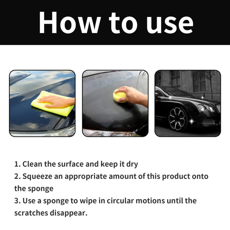 Homonth Fast-Acting Graphene Wax: Car Scratch Repair & Paint Restoration - Image 6