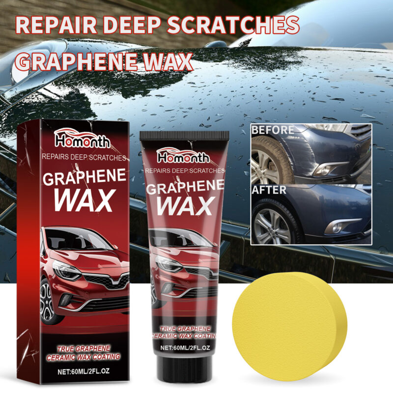Homonth Fast-Acting Graphene Wax: Car Scratch Repair & Paint Restoration - Image 2