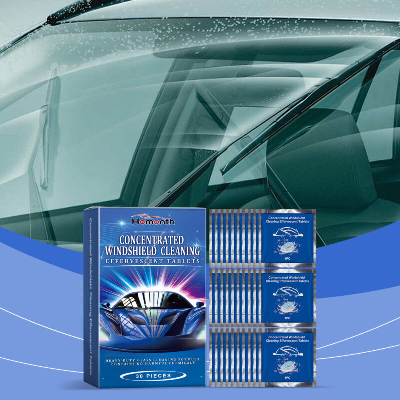Homonth Fast-Acting Windshield Cleaner Sheets – Anti-Rain, Anti-Fog, Surface-Safe - Image 2