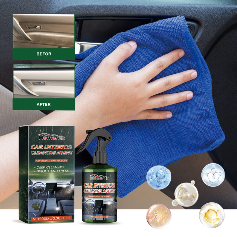 Homonth Multi-Purpose Car Interior Cleaner: Fast-Acting, Surface-Safe Formula - Image 2