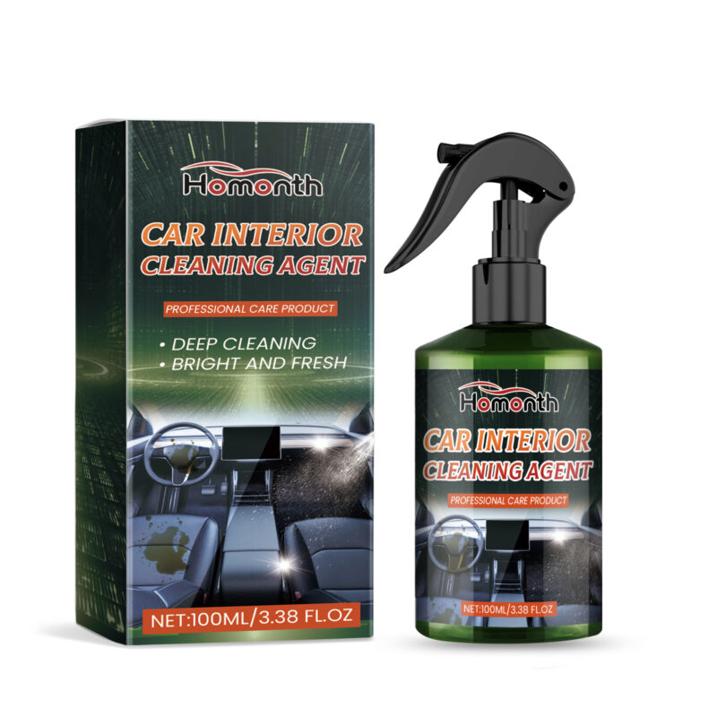 Homonth multi purpose car interior cleaner fast acting surface safe formula bottle