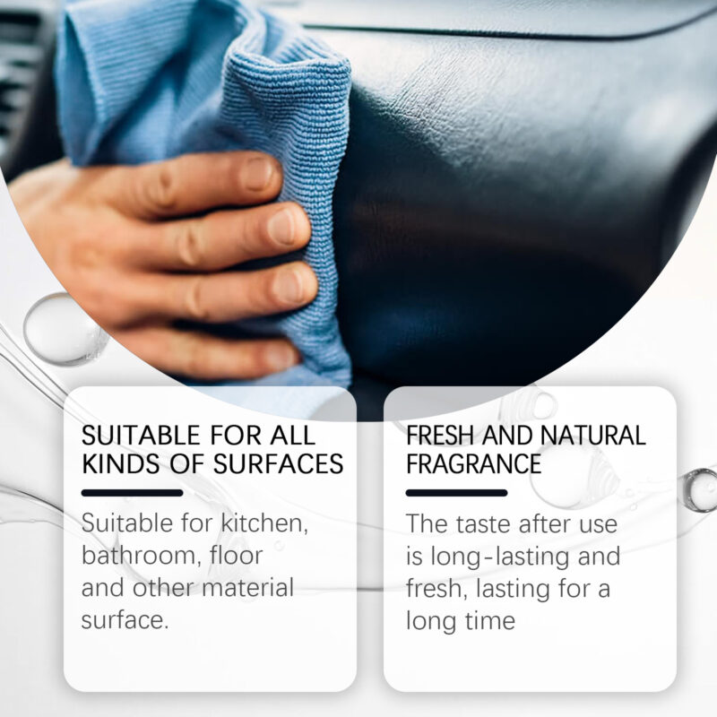 Homonth Multi-Purpose Car Cleaner: Fast-Acting Interior Care, Safe Surfaces - Image 4