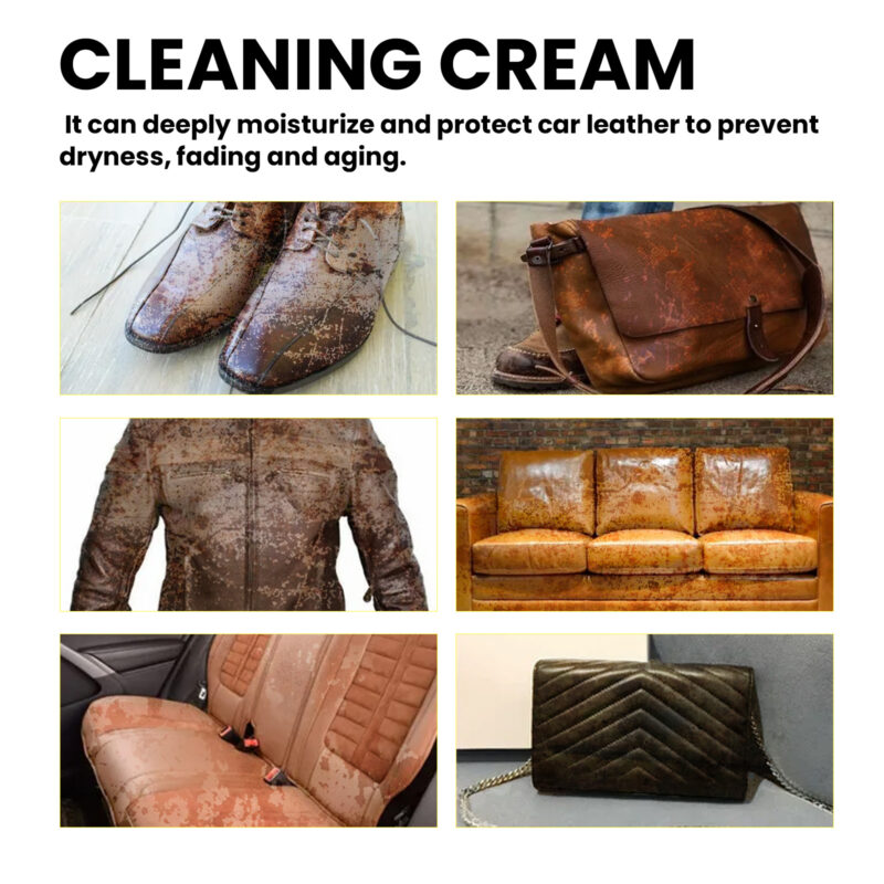 Homonth Multi-Purpose Car Cream: Fast-Acting Interior Cleaner, Surface-Safe Formula - Image 4