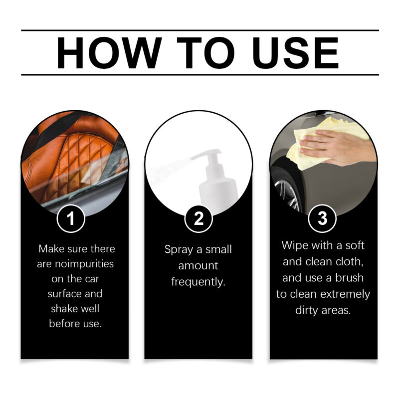 Homonth Multi-Purpose Car Foam Cleaner: Fast-Acting, Safe Interior Cleaning - Image 6