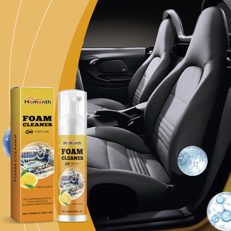 Homonth Multi-Purpose Car Foam Cleaner: Fast-Acting, Surface-Safe Interior Cleaning - Image 2