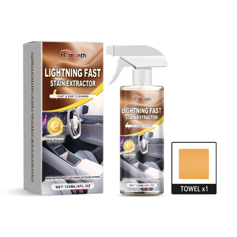 Homonth Multi-Purpose Car Interior Cleaner fast-acting stain remover for car seats dashboard safe formula