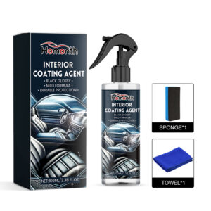 Homonth multi-purpose car interior cleaner fast-acting surface-safe rust protection spray bottle