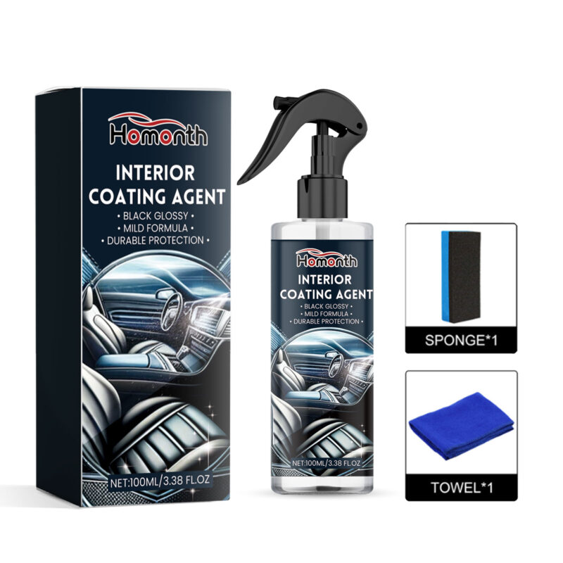 Homonth multi-purpose car interior cleaner fast-acting surface-safe rust protection spray bottle