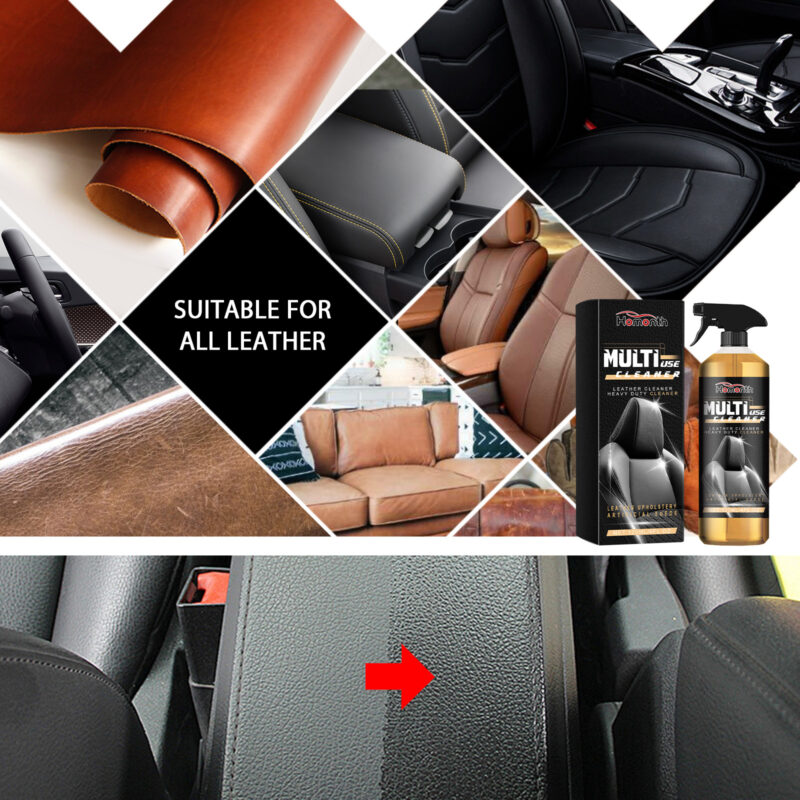 Homonth Multi-Purpose Car Interior Cleaner – Fast-Acting, Safe Leather Maintenance - Image 3