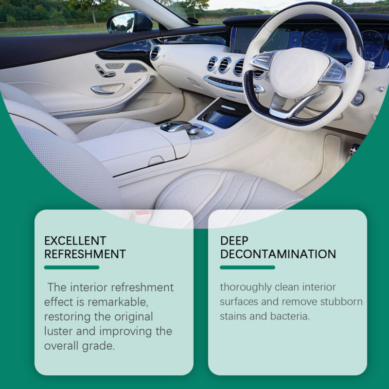Homonth Multi-Purpose Car Interior Foam Cleaner – Fast-Acting, Safe Surface - Image 3