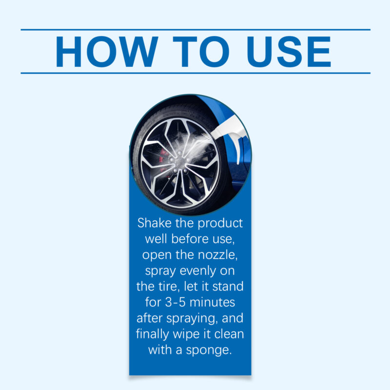 Homonth Multi-Purpose Car Wheel Protectant – Fast-Acting, Surface-Safe Tire & Trim Care - Image 6