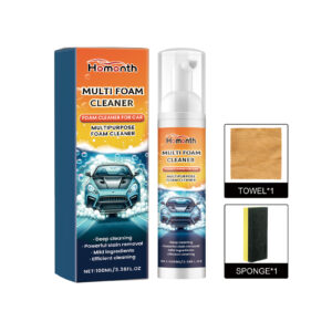 Homonth Multi-Purpose Foam Cleaner safe for car interiors fast-acting cleaning formula