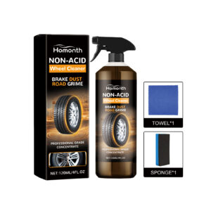 Homonth multi-purpose non-acid wheel cleaner fast-acting safe for hubs and tires