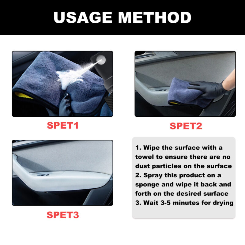 Homonth Plastic Restorer: Multi-Purpose Car Interior Cleaner & Rust Protection Formula - Image 6