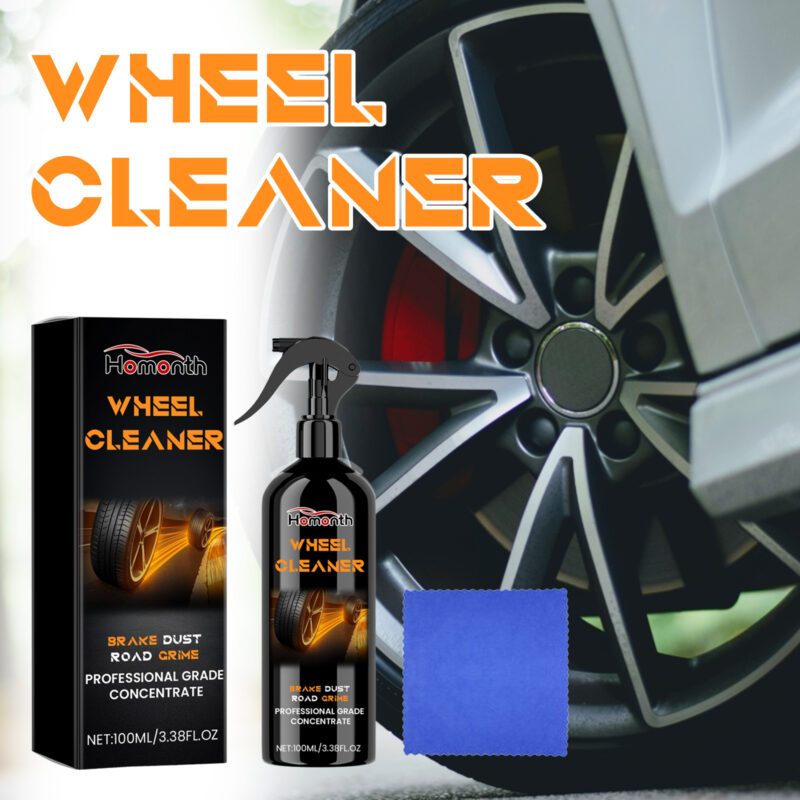 Homonth Wheel Cleaner: Fast-Acting Tire Dirt Remover, Safe for Surfaces - Image 2