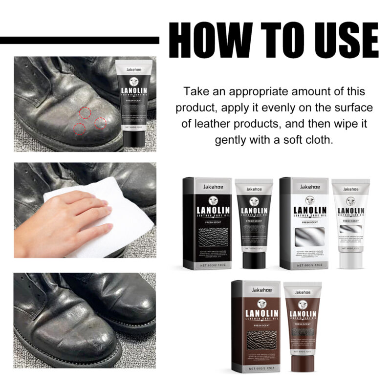 Jakehoe Car Leather Wax Polish: Multi-Purpose Interior Cleaner, Protective Formula - Image 9