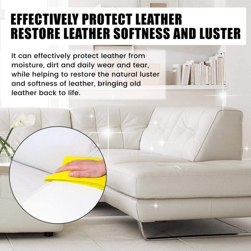 Jakehoe Car Leather Wax Polish: Multi-Purpose Interior Cleaner, Protective Formula - Image 5