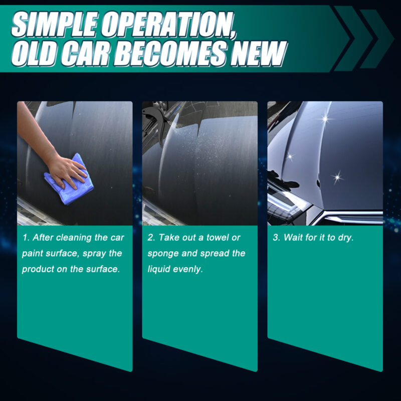 Jaysuing Car Coating Spray: Multi-Purpose Surface Protection, Long-Lasting Shine (120ml) - Image 5