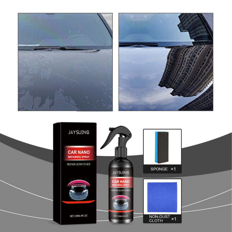 Jaysuing Car Paint Cleaner Spray: Fast-Acting Scratch Repair, Protective Coating (120ml) - Image 3