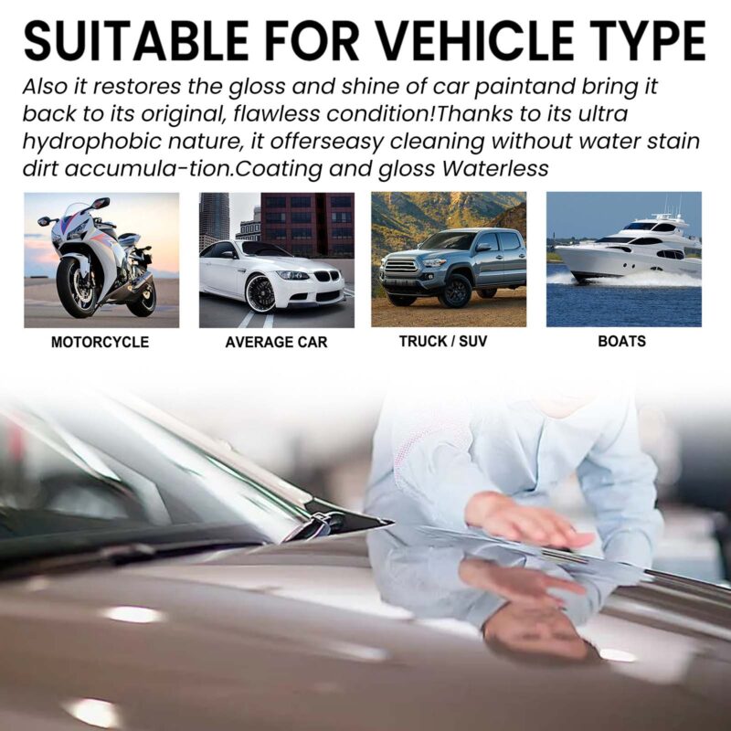 Jaysuing Car Paint Protector Spray: Hydrophobic Coating, Scratch Repair, Multi-Purpose - Image 3