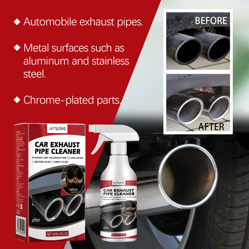 Jaysuing Exhaust Pipe Cleaner: Multi-Purpose Rust Remover, Safe Fast-Acting Formula - Image 3